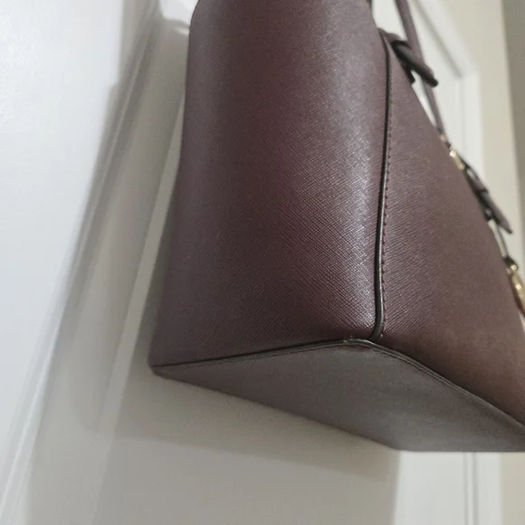 Michael Kors Dark Maroon Tote Bag - Picture 3 of 6